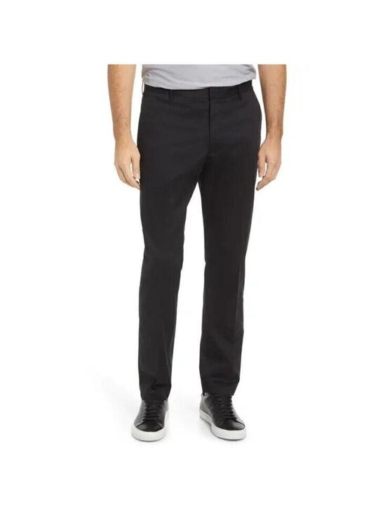 Nordstrom Other - Nordstrom BNWOT Tech-Smart Trim Fit pants Trousers black chinos flat front